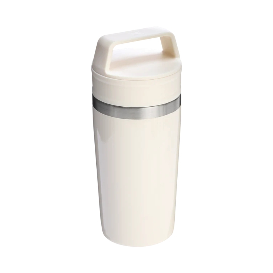 Läikiv kreemikas Café-To-Go reisikruus 0,47L – 3