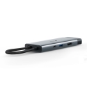 TP-Link UH7021C keskitin USB Type-C 5000 Mbit/s Alumiini, Musta TP-Link UH7021C keskitin USB Type-C 5000 Mbit/s Alumiini, Musta