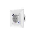 Immax NEO Smart iekštelpu ligzda bez tapas, F tips, 1xUSB, 1xUSB C, PD 20W, Zigbee