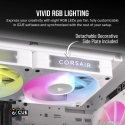 Corsair iCUE LINK RX140 RGB Kompiuterio korpusui Ventiliatorius 14 cm Balta 2 vnt Corsair iCUE LINK RX140 RGB Kompiuterio korpusui Ventiliatorius 14 cm Balta 2 vnt
