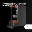 Mars Gaming MCPRISMA datoru korpuss & statnis Midi Tower Melns