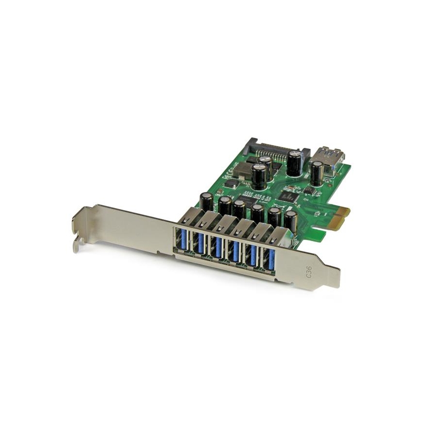 StarTech.com PEXUSB3S7 interfeisa karte/adapteris Iekšējs SATA, USB 3.2 Gen 1 (3.1 Gen 1)