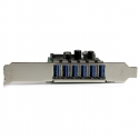 StarTech.com 7-Port PCI Express USB 3.0 Card - Standard and Low-Profile Design StarTech.com 7-Port PCI Express USB 3.0 Card - Standard and Low-Profile Design