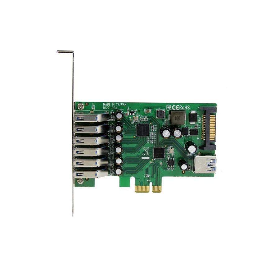 StarTech.com PEXUSB3S7 liitäntäkortti/-sovitin Sisäinen SATA, USB 3.2 Gen 1 (3.1 Gen 1) – 4