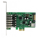 StarTech.com PEXUSB3S7 liidesekaart/adapter Sisemine SATA, USB 3.2 Gen 1 (3.1 Gen 1) StarTech.com PEXUSB3S7 liidesekaart/adapter Sisemine SATA, USB 3.2 Gen 1 (3.1 Gen 1)