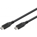 Goobay 74200 USB кабель USB 3.2 Gen 1 (3.1 Gen 1) 1 m USB C Черный
