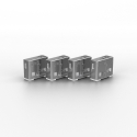 Lindy USB Port Blocker - Pack of 4, Colour Code: White Lindy USB Port Blocker - Pack of 4, Colour Code: White