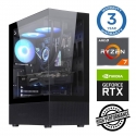 INTOP Ryzen 7 5700X 16GB 250SSD M.2 NVME+4TB RTX5070 12GB no-OS