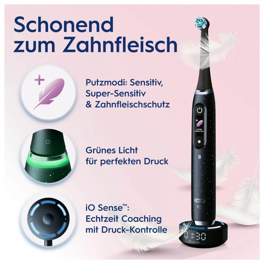 Oral-B iO iO10 Täiskasvanud Pöörlev hambahari Must – 5
