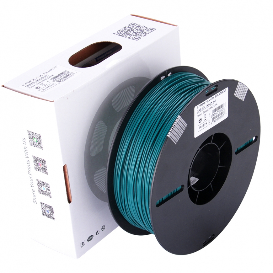 eSUN PLA+175G1 3D printēšanas materiāls Polipienskābe + (PLA+) Zaļš 1 kg – 4