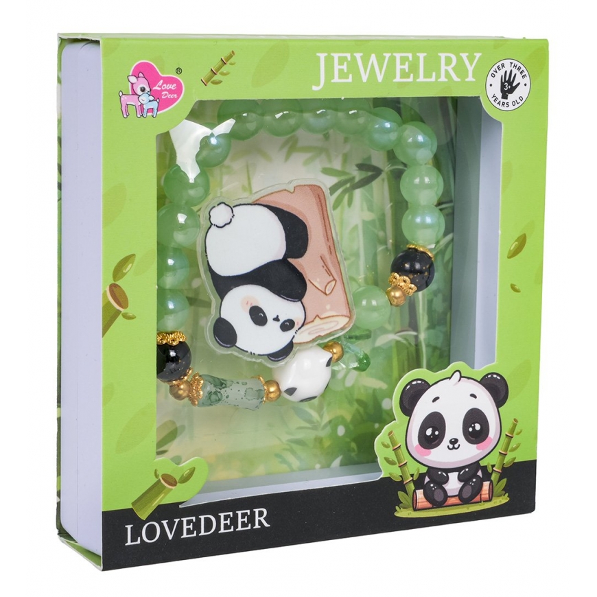 RoGer Panda Bērnu Rotaslietu Komplekts Ar Rokassprādzi