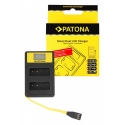 PATONA 141655 baterijų įkroviklis Skaitmeninio fotoaparato baterijai USB PATONA 141655 baterijų įkroviklis Skaitmeninio fotoaparato baterijai USB