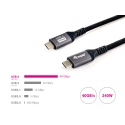 Equip USB 4 Gen 3 C to C Cable, M/M, 2.0m, PD3.1 240W, 8K/60Hz, 40Gbps, Black Equip USB 4 Gen 3 C to C Cable, M/M, 2.0m, PD3.1 240W, 8K/60Hz, 40Gbps, Black