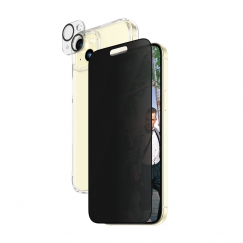 PanzerGlass ® 3-in-1 Privacy Bundle iPhone 15 Plus Caurspīdīgs ekrāna aizsargs Apple 1 pcs