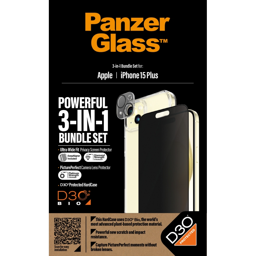 PanzerGlass ® 3-in-1 Privacy Bundle iPhone 15 Plus Selge ekraanikaitse Apple 1 tk – 5