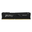 Kingston Technology FURY Beast atmiņas modulis 8 GB 1 x 8 GB DDR4 3600 MT/s 288-pin DIMM Kingston Technology FURY Beast atmiņas modulis 8 GB 1 x 8 GB DDR4 3600 MT/s 288-pin DIMM