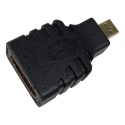 Deltaco 00100027 cable gender changer HDMI Type D (Micro) HDMI Type A (Standard) Black Deltaco 00100027 cable gender changer HDMI Type D (Micro) HDMI Type A (Standard) Black