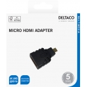 Deltaco 00100027 kaabli soomuutja HDMI Type D (Micro) HDMI Type A (Standard) Must Deltaco 00100027 kaabli soomuutja HDMI Type D (Micro) HDMI Type A (Standard) Must
