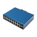 Digitus DN-651138 verkkokytkin Hallitsematon Gigabit Ethernet (10/100/1000) Musta, Sininen