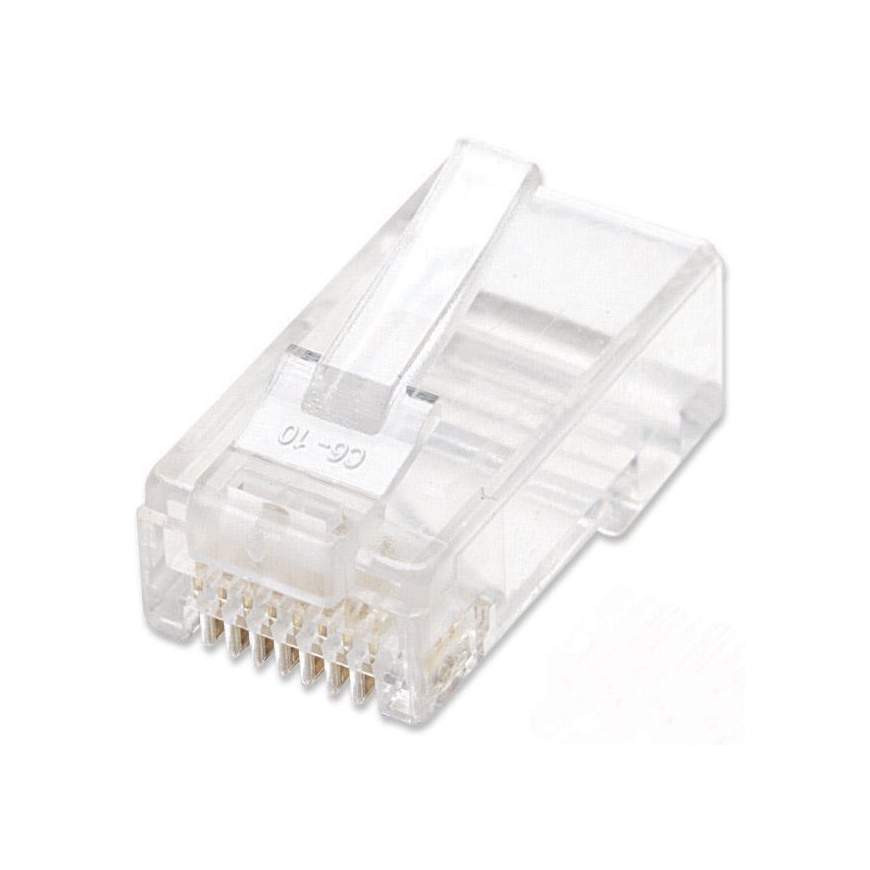 Intellinet 502344 vadu savienotājs RJ-45 Caurspīdīgs