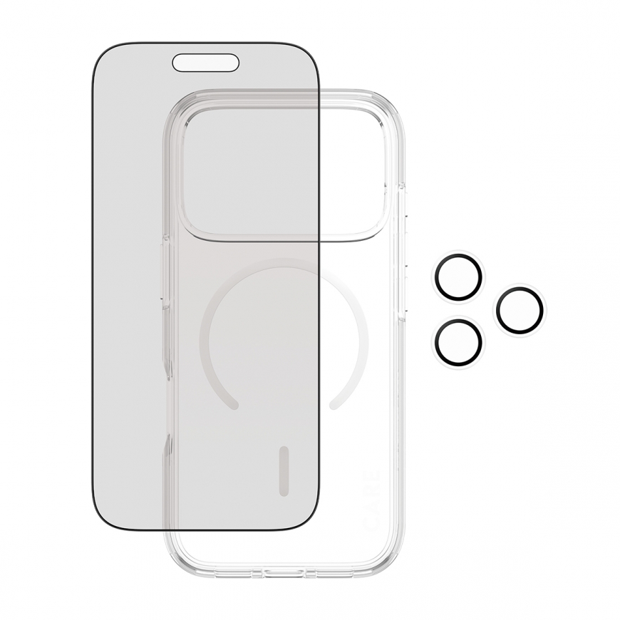 PanzerGlass ® | CARE by ® 3-in-1 Flagship Privacy Bundle iPhone 17 Pro – 4