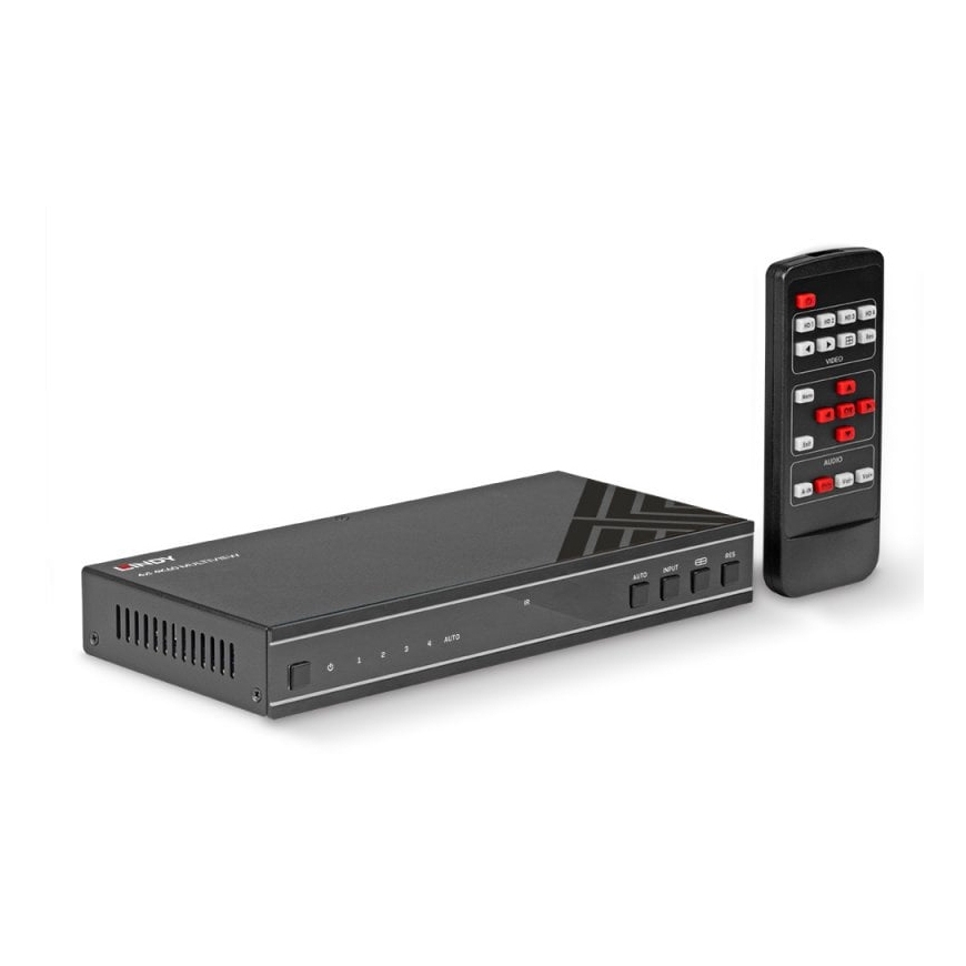 Lindy 4x1 4K60 HDMI Seamless Multiview Switch