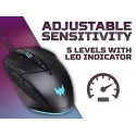 Acer Cestus 335 pele Speļu Abām rokām USB Type-A Optisks 19000 DPI Acer Cestus 335 pele Speļu Abām rokām USB Type-A Optisks 19000 DPI