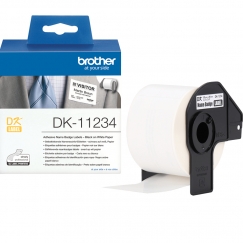 Brother DK-11234 printerimärgis Valge Iseliimuv printerisilt