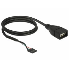 DeLOCK 85671 USB кабель 0,6 m Черный