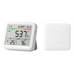 SwitchBot Meter Pro (CO2 Monitor) Valkoinen LCD Akku
