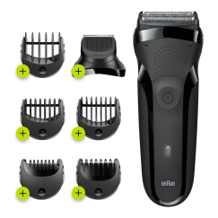 Braun Series 3 300BT Rotation shaver Trimmer Black