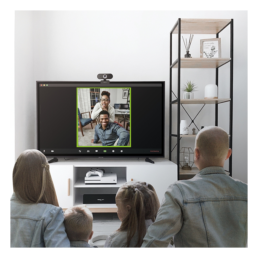 LogiLink UA0371 verkkokamera 3 MP 1920 x 1080 pikseliä USB 2.0 Musta, Hopea – 5