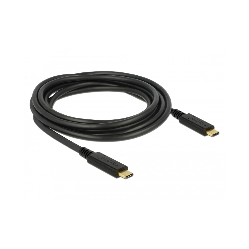 DeLOCK 83325 USB cable USB 2.0 3 m USB C Black