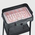 Severin PG 8594 grill Lauapealne Elektriline Must 2000 W Severin PG 8594 grill Lauapealne Elektriline Must 2000 W