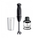 Braun MultiQuick 3 MQ30201M 0,6 L Iegremdējams blenderis 900 W Melns, Satīna tērauds
