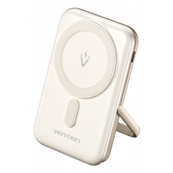 Vention FHNW0 akku- ja paristolaturi 10000 mAh Langaton lataaminen Valkoinen