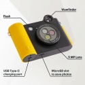 Kodak Smile+ 50,8 x 76,2 mm Черный, Желтый