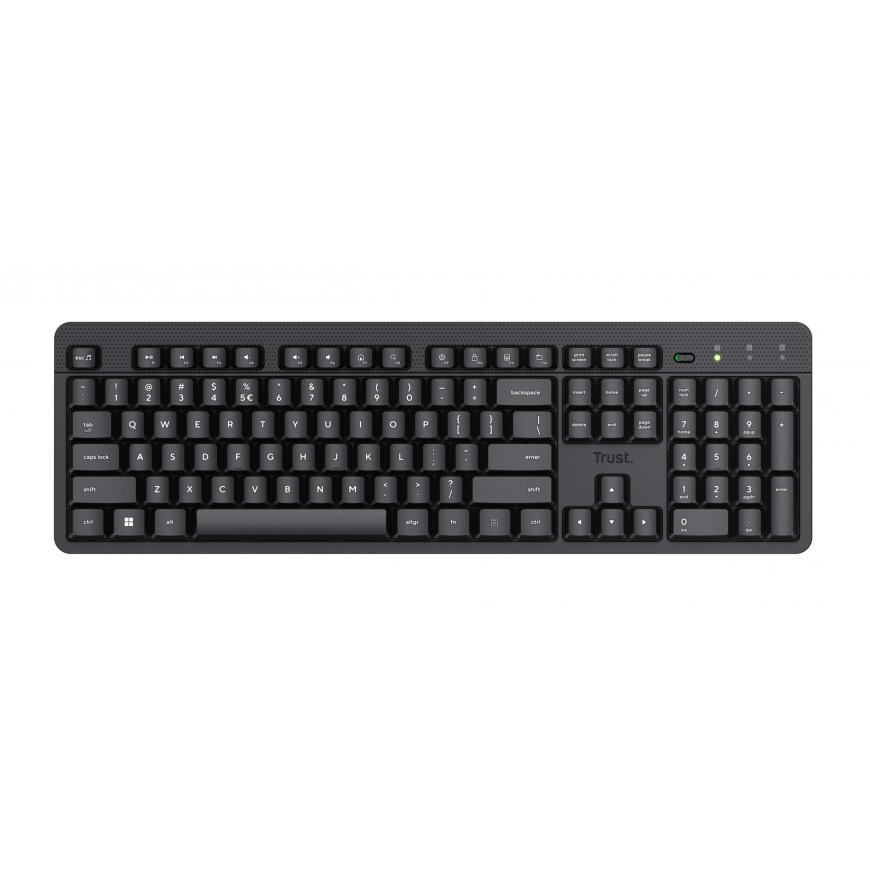 Trust Ody II näppäimistö Office Langaton RF QWERTZ Saksa Musta – 3