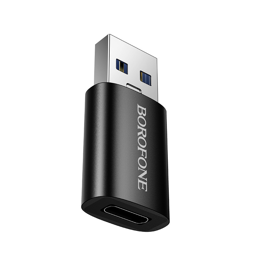 Borofone Adapter BV26B | USB to Type C | black