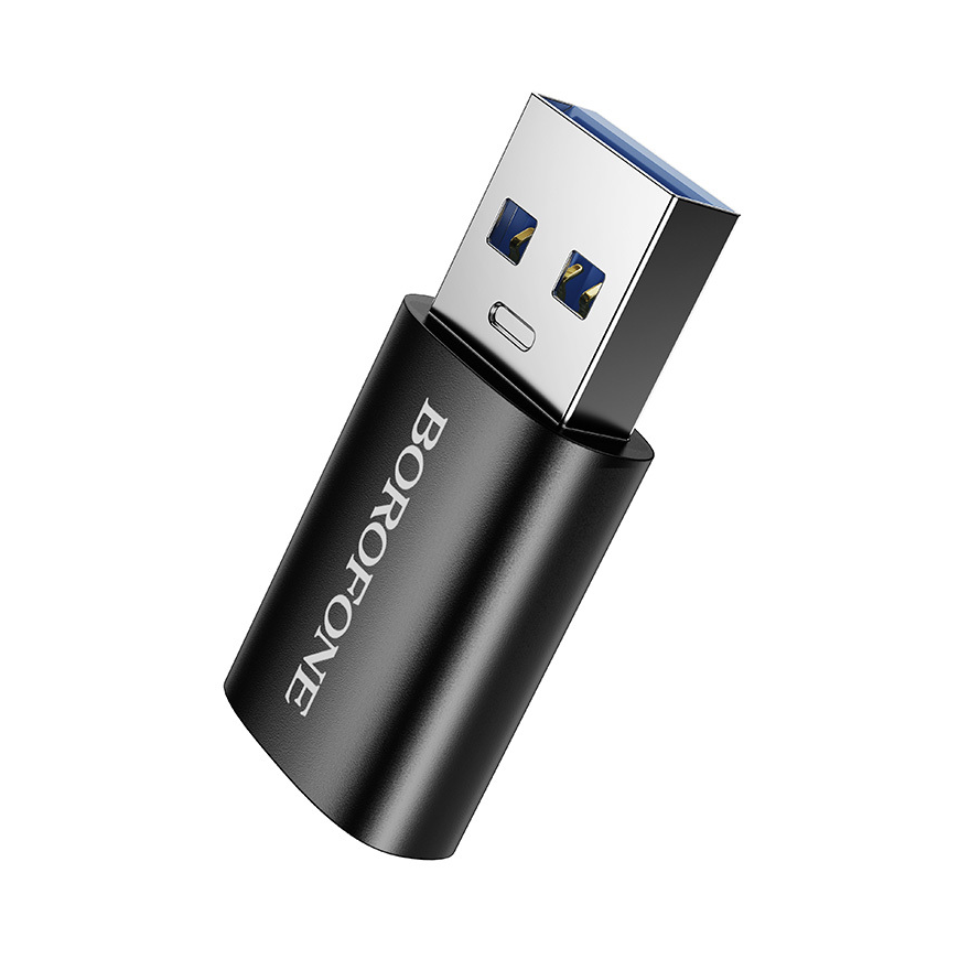 Borofone adapter BV26B | USB C-tüübile | must – 2
