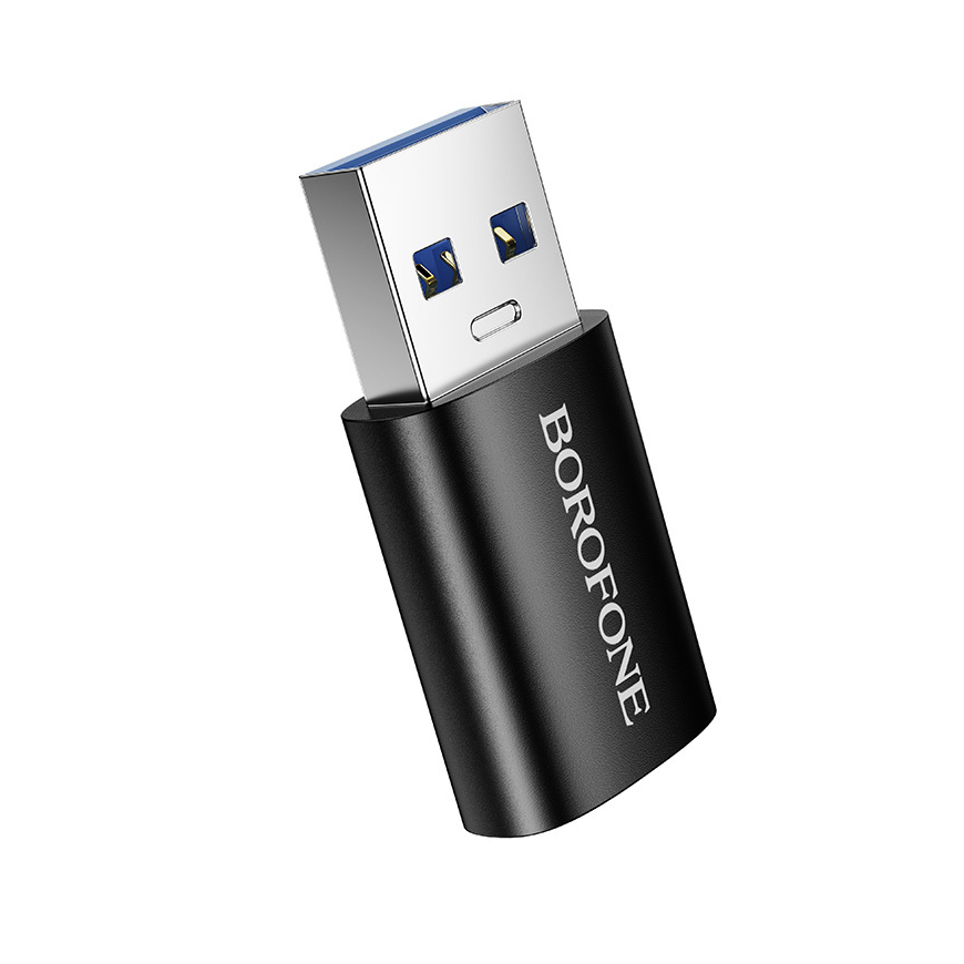 Адаптер Borofone BV26B | USB на Type C | черный – 3