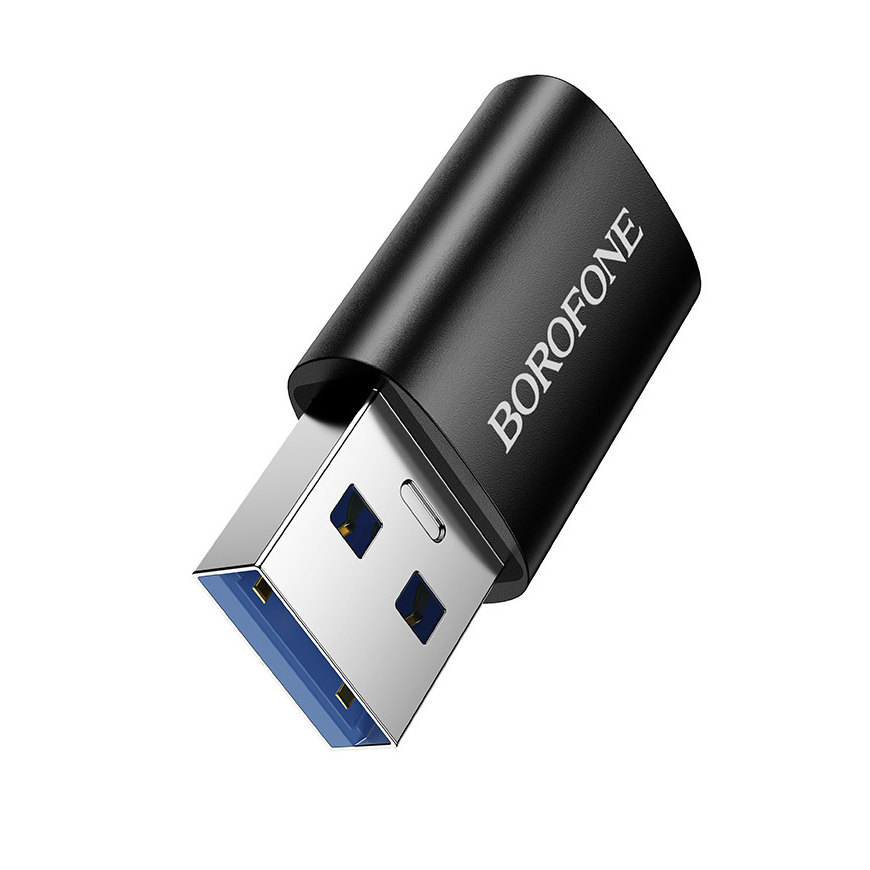 Borofone Adapter BV26B | USB to Type C | black – 4
