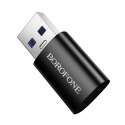 Borofone Adapter BV26B | USB to Type C | black