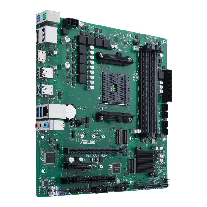 ASUS PRO B550M-C/CSM AMD B550 AM4 lizdas „micro ATX“ – 2