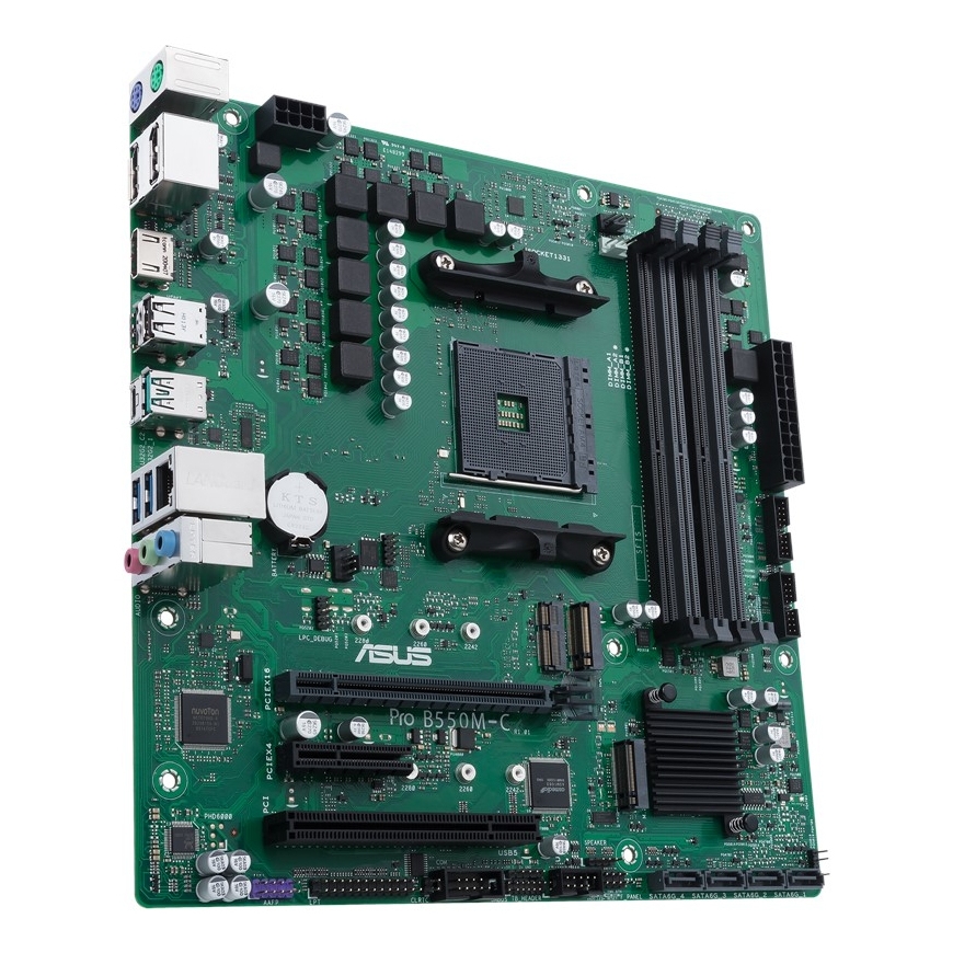 ASUS PRO B550M-C/CSM AMD B550 Socket AM4 micro ATX – 3