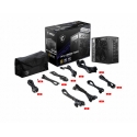 MSI MPG A850G PCIE5 maitinimo blokas 850 W 24-pin ATX ATX Juoda