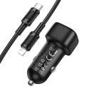 Borofone Car charger BZ34A Cloud - Type C - PD 20W with Type C t