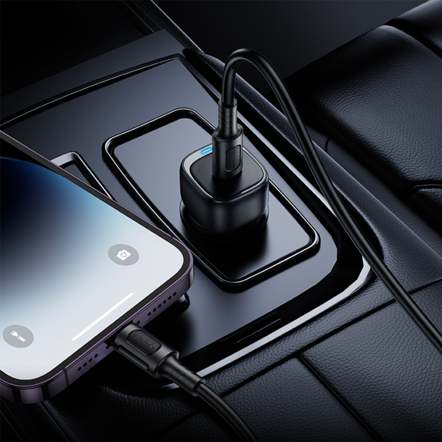 Borofone Car charger BZ34A Cloud - Type C - PD 20W with Type C t – 5