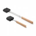 Petromax sw-iron сэндвичница Черный, Хромовый, Дерево Petromax sw-iron сэндвичница Черный, Хромовый, Дерево