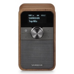 Sangean DDR-8 compacte houten DAB+ en FM radio met Bluetooth ontvangst, Vintage Walnut Asmeniškas Skaitmeninis Riešutmedžio